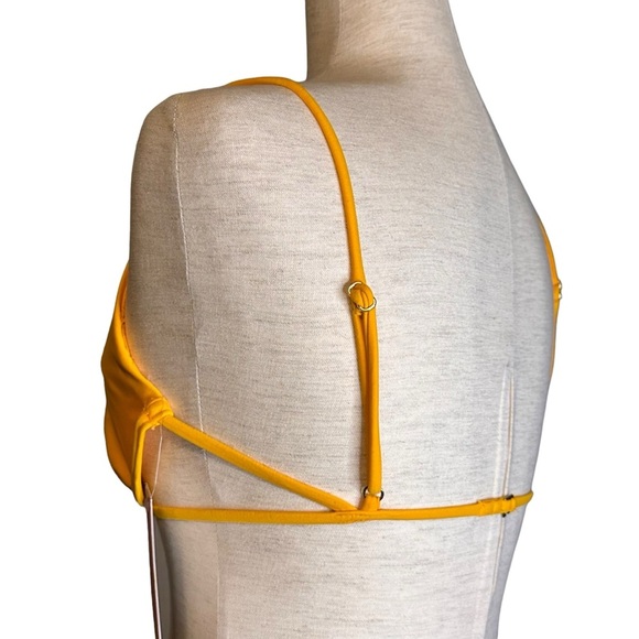 Gossip Yellow Underwire Bikini Top Size Medium (Tiny!) NWT #103123 - Picture 4 of 11